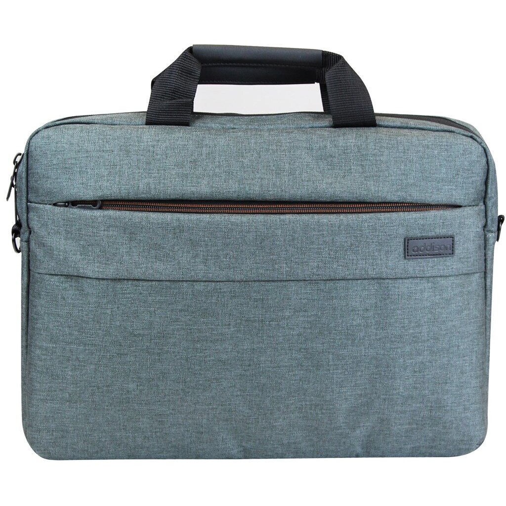 Geanta laptop, Addison, Nylon, Gri