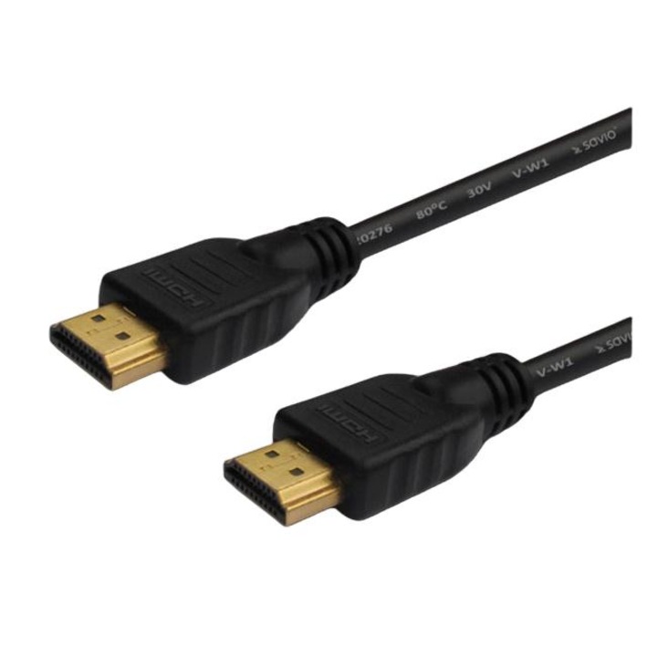 HDMI kábel, Savio, 2xHDMI, 20m, Fekete
