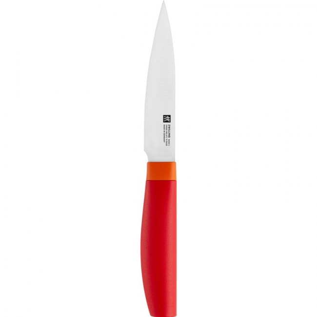 Комплект от 7 ножа, Zwilling, Неръждаема стомана, Червен - eMAG.bg