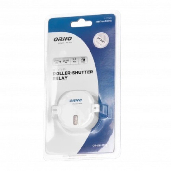 Безжично RF управляем ключ ORNO Smart Home OR-SH-1735, За щори, Бял