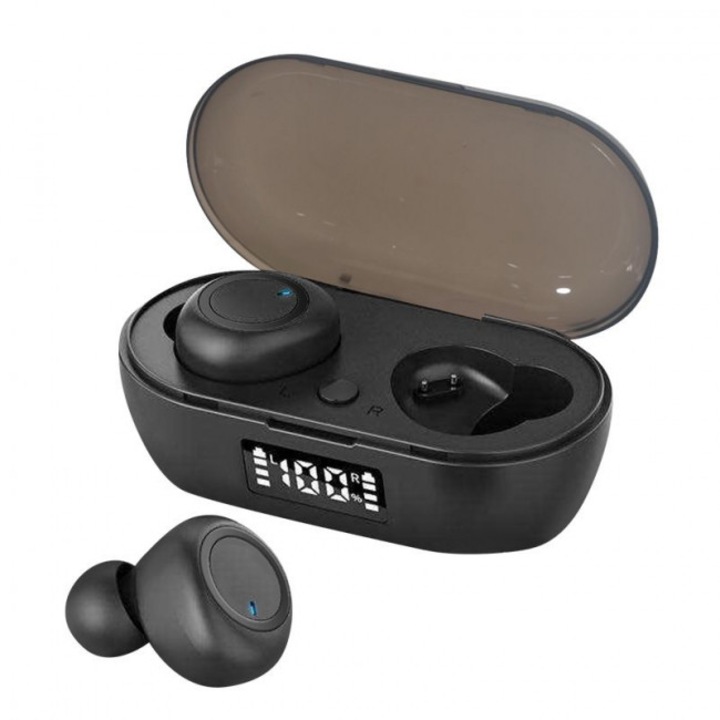 Bluetooth слушалки за телефон, Vakoss, Bluetooth 5.0, In ear, черни