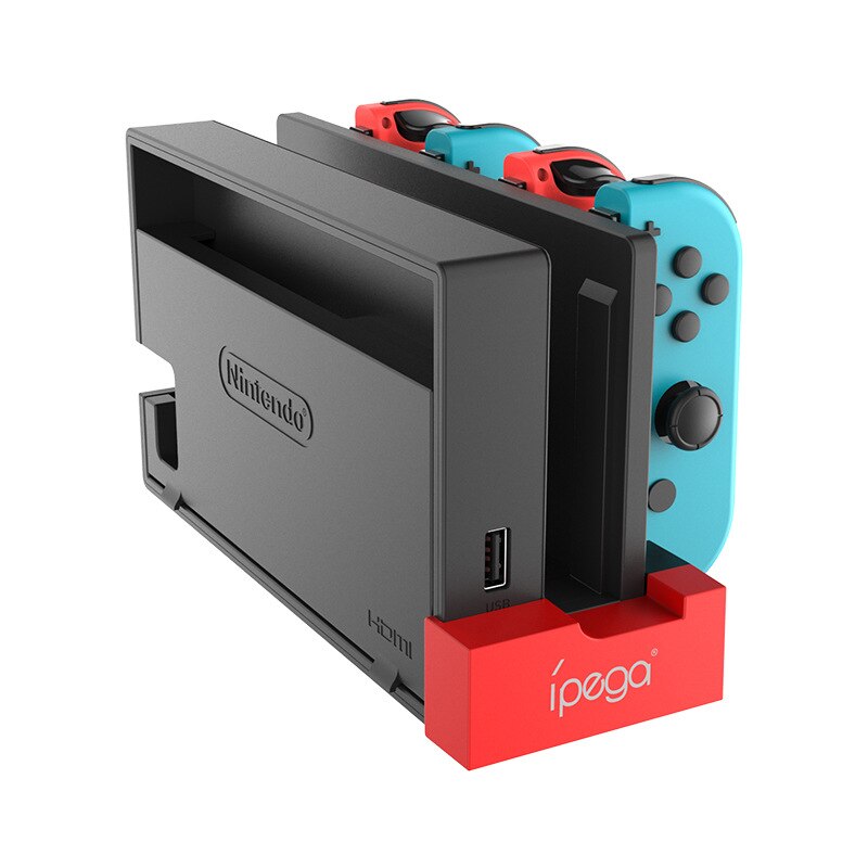 Зарядна станция, Ipega, за Nintendo Switch, LED, черна - eMAG.bg