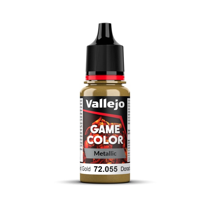 Vallejo festék 72.055 fém polírozott arany 18 ml játékszín
