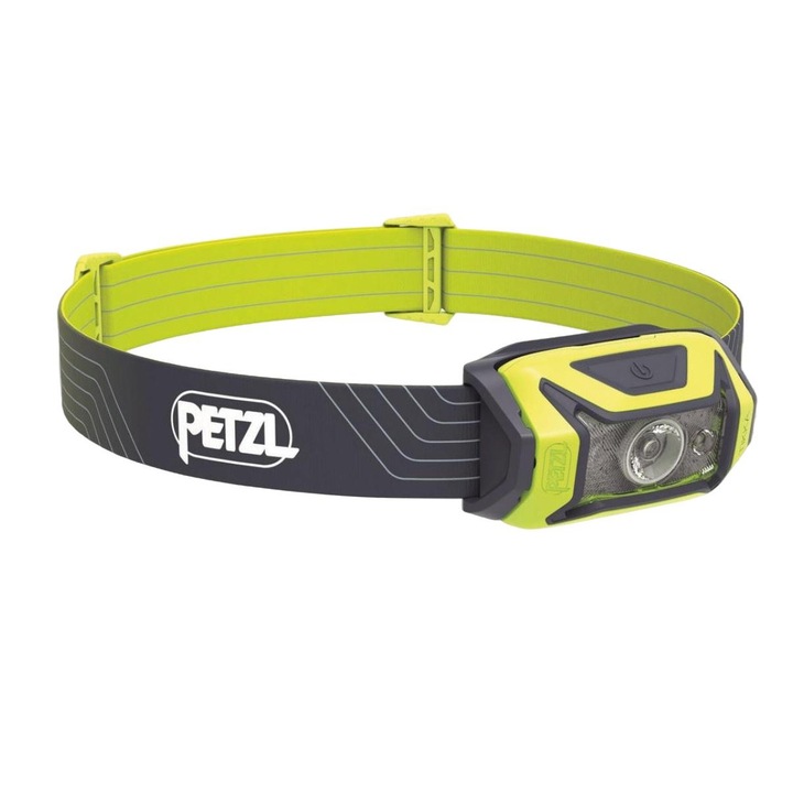 Челник Petzl, Захранван от батерия, 450 lm, Жълт/Черен
