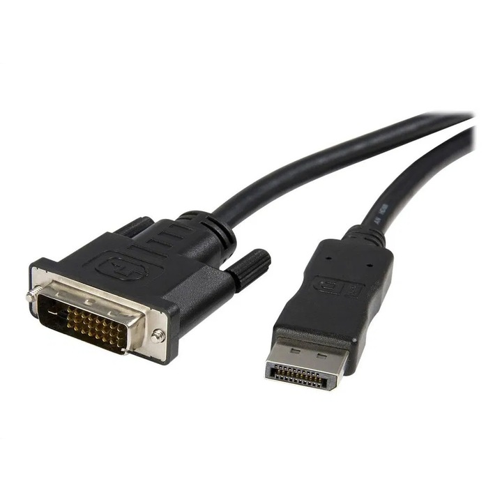 StarTech.com DP2DVIMM10 video átalakító kábel 3 M DisplayPort DVI-D Fekete (DP2DVIMM10)