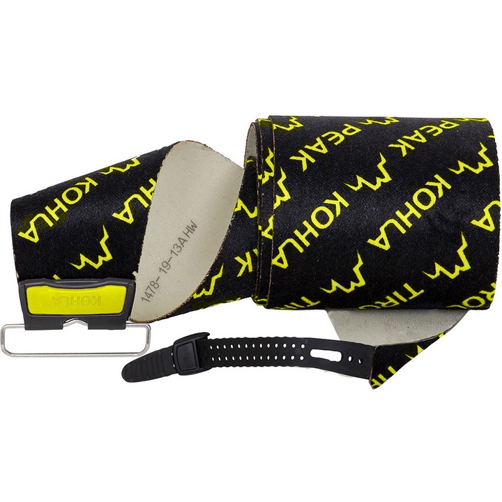 Curea Kohla, Peak Mixmohair, 200 cm, Negru/Galben