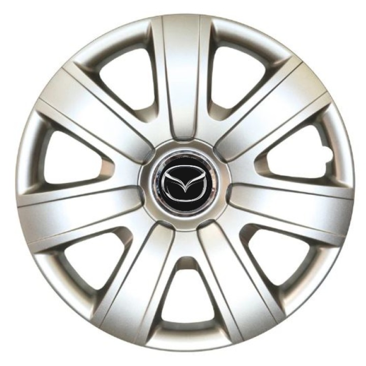 Set 4 Capace Roti Creative REY® R16, Potrivite Jantelor de 16 inch, Pentru Mazda, Model 415