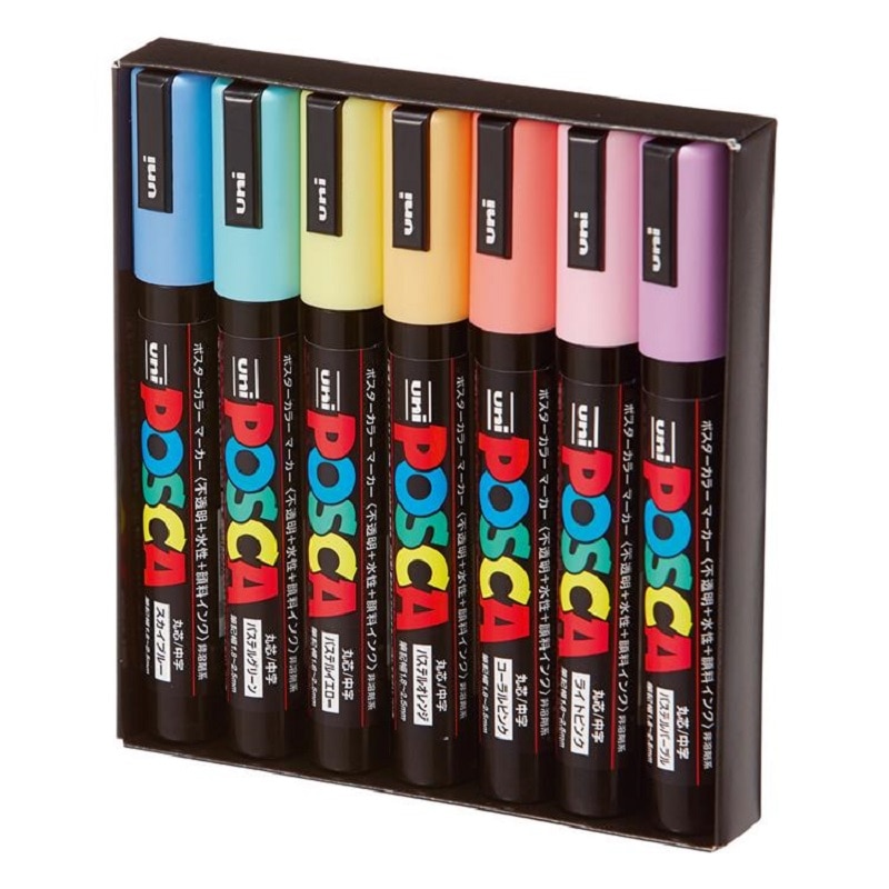 Posca - Uni itsubishi Pencil – axi Pack ultipuntas – 14 rotuladores