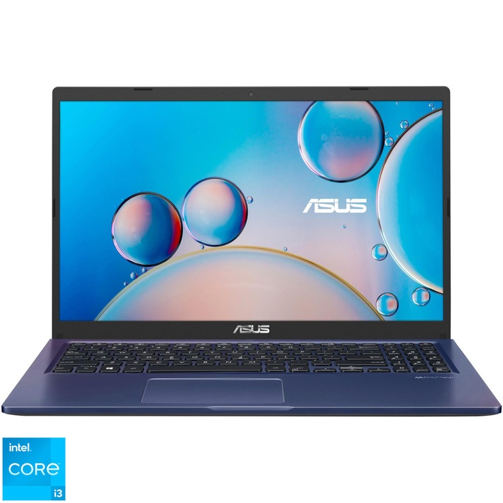 Лаптоп ASUS A516EA, Intel® Core™ i3-1115G4, 15,6", Full HD, RAM 8GB, 256GB SSD, Intel® UHD Graphics, No OS, Peacock Blue