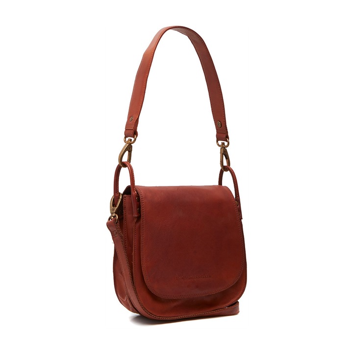 Geanta de dama din piele naturala, The Chesterfield Brand, Sumatra, Maro coniac