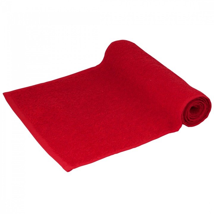 Prosop sport, Fitness Collection, 30x130 cm, Rosu, 100% bumbac Terry Selection