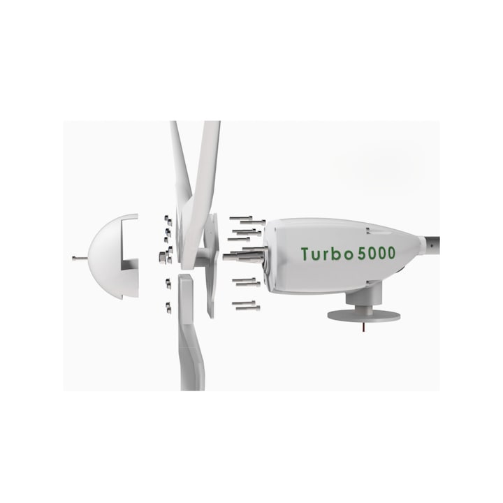 Turbina eoliana, turbo 5000, 5kw/h