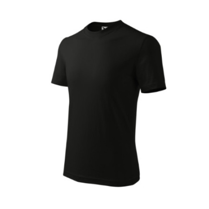 Póló gyerek Basic 138 fekete 122 cm/6 éves méret