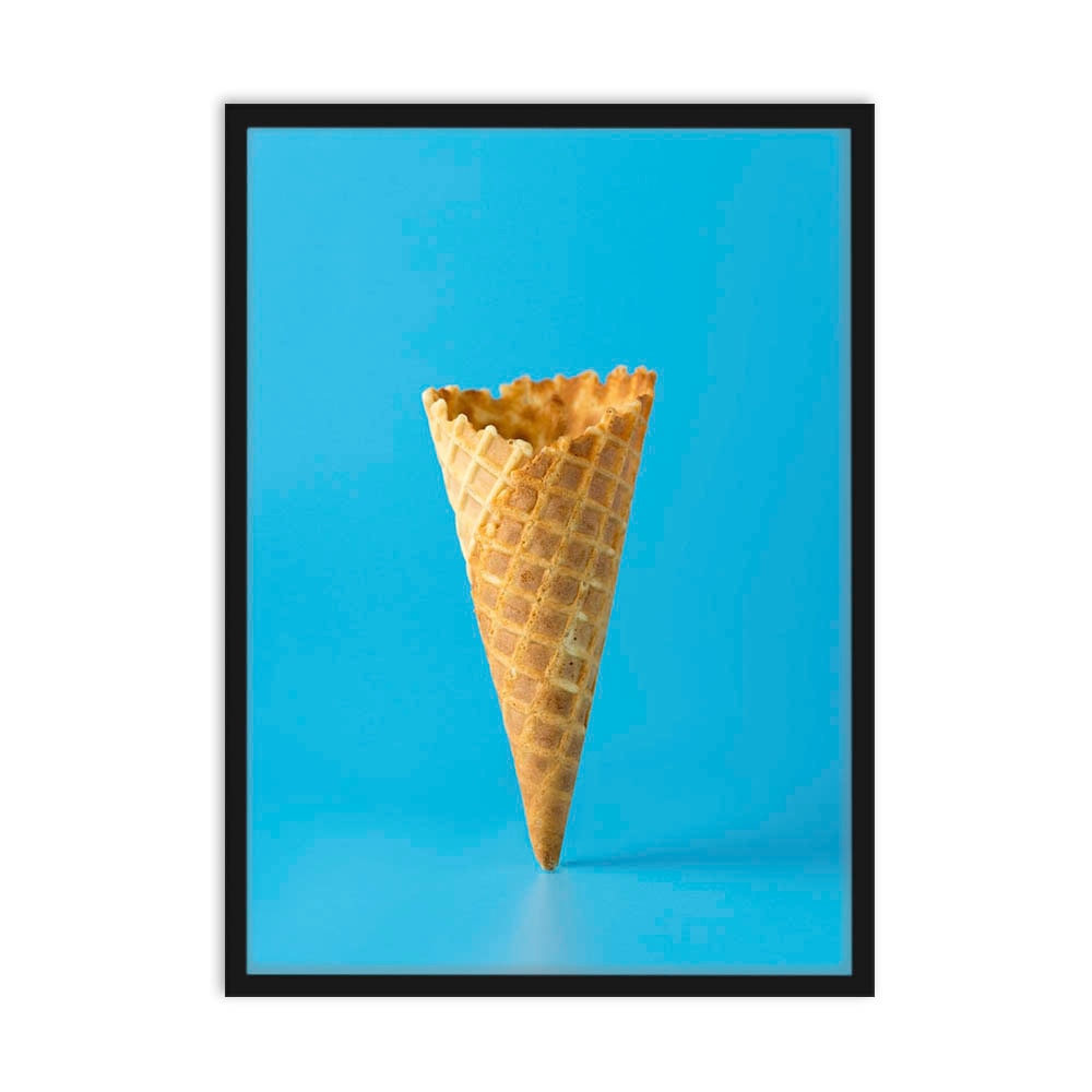 Постер Doboxo, Ice Cream Cone, Дървена Рамка, 50 x 70 - eMAG.bg