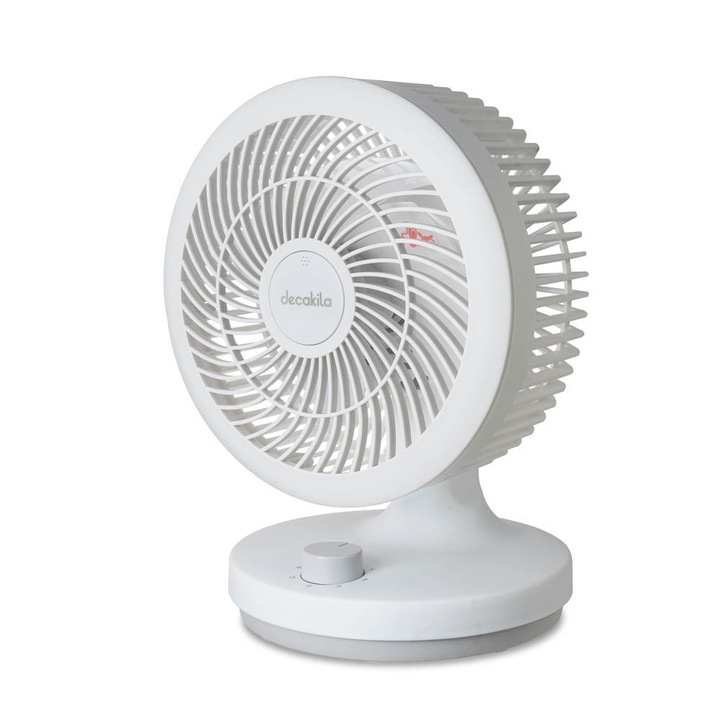Decakila aromaterápiás ventilátor, 50 W, 3 sebesség, fehér
