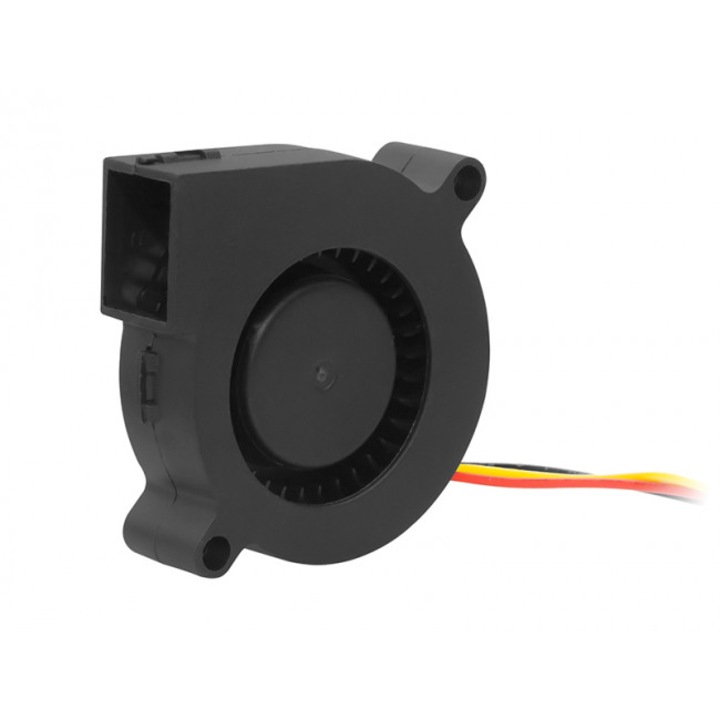 Ventilator PC, Blow, Pat culisant, 12 V, 3900 RPM, 50 x 50 x 15 mm, Negru