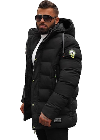 Geaca de iarna barbati neagra OZONEE JS/22M61/392