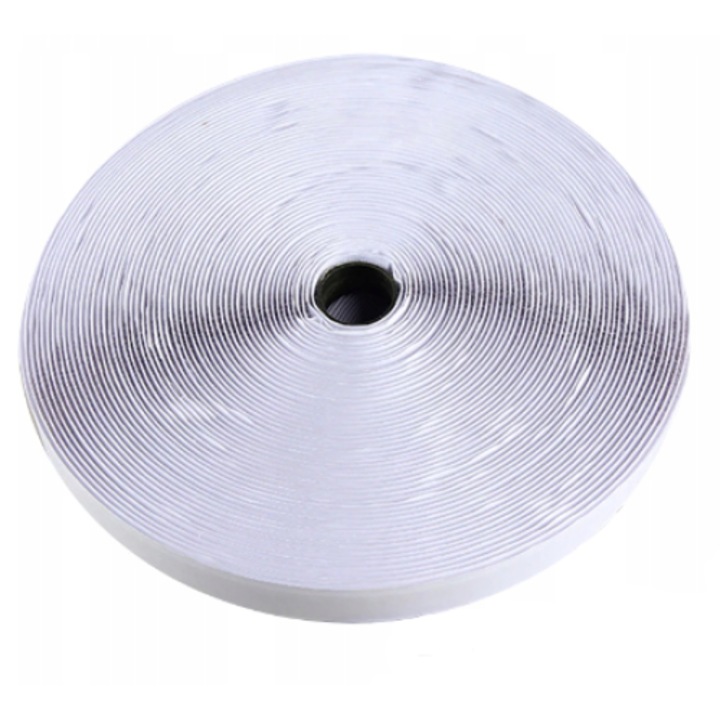 RZEP BIAŁA TAŚMA RZEPOWA SAMOPRZYLEPNA KLEJ 20mm