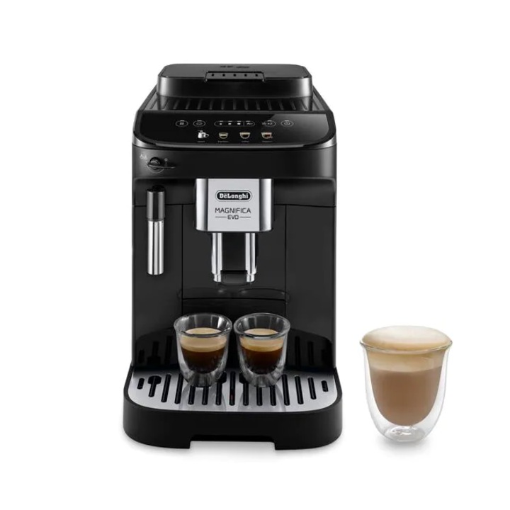 Espressor DeLonghi, 1450 W, 220 - 240 V, Otel, 50/60 Hz, Negru
