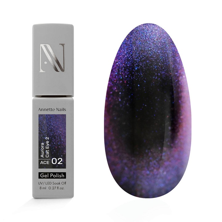 Oja Semi AnnetteNails Aurora Cat Eye ACE-02, 8ml