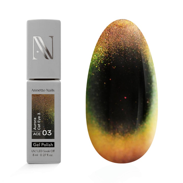 Oja Semi AnnetteNails Aurora Cat Eye ACE-03, 8ml