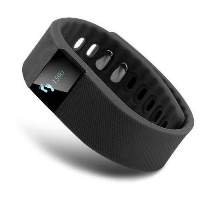 Bratara fitness bluetooth Smart Band M6, Android, iOS, Apeluri, Mesaje, Pedometru, Ritm cardiac, Nivel oxigen sange, Calorii, Albastru inchis