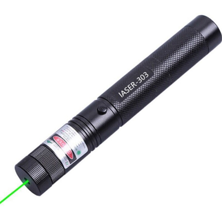 Laser pointer, Lumina verde, Negru