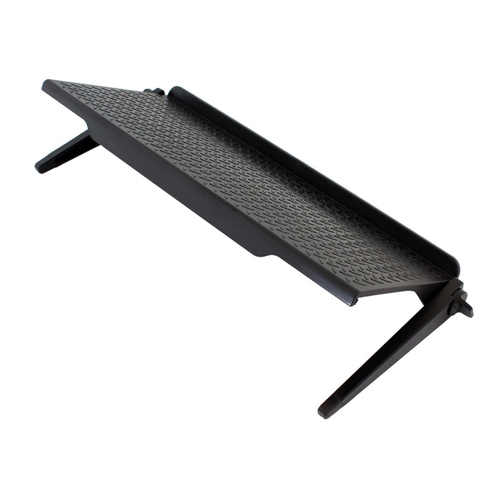 Suport pliabil de depozitare pentru TV sau Monitoare LCD, Maxim 4 Kg, Negru, 30 x 11 x 3 cm