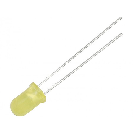 Set 100 diode LED, 5 mm, Galben mat - eMAG.ro