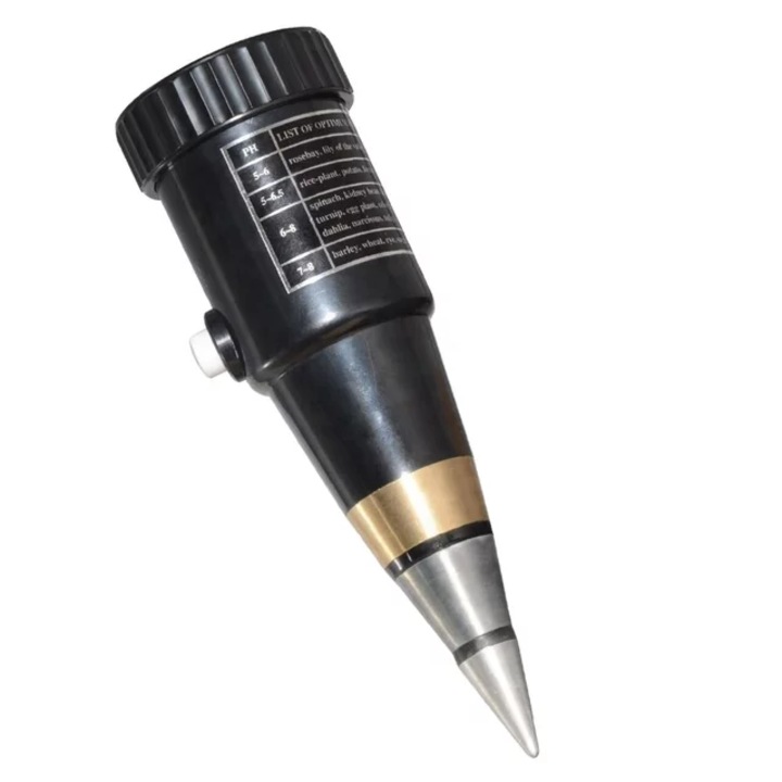 Tester de sol 2-in-1, Contor PH si umiditate, Calibrat, Electrod metalic, Precizie ridicata, Buton comutabil