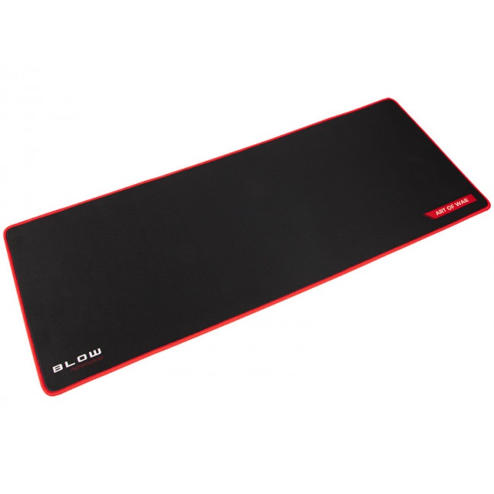 Mousepad, Blow, 300x780x4 mm, XXL, Negru/Rosu