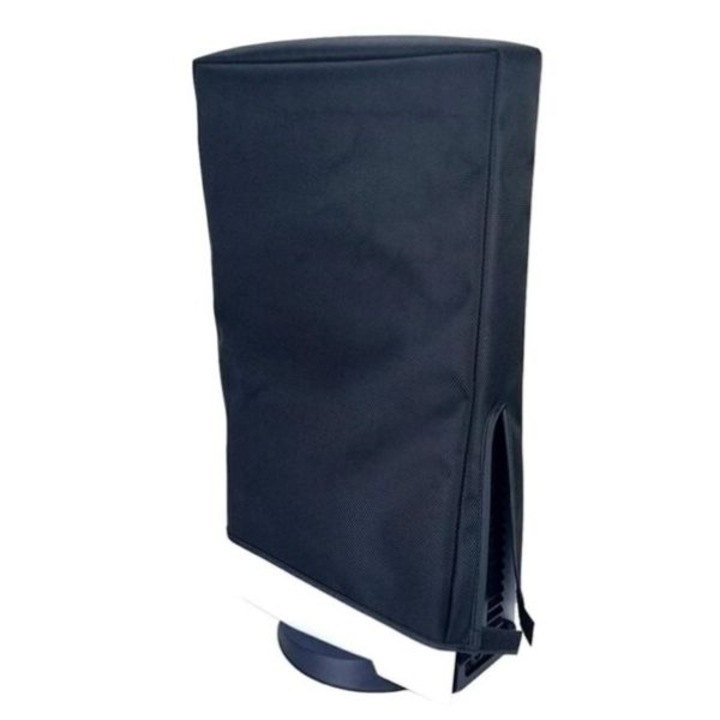Mercaton védőtok PlayStation 5 konzolhoz, robusztus műanyag, 39 x 26,5 x 9 cm, fekete