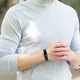 Curea ceas din silicon compatibil Fitbit Inspire 2, marime L, negru, eR D L