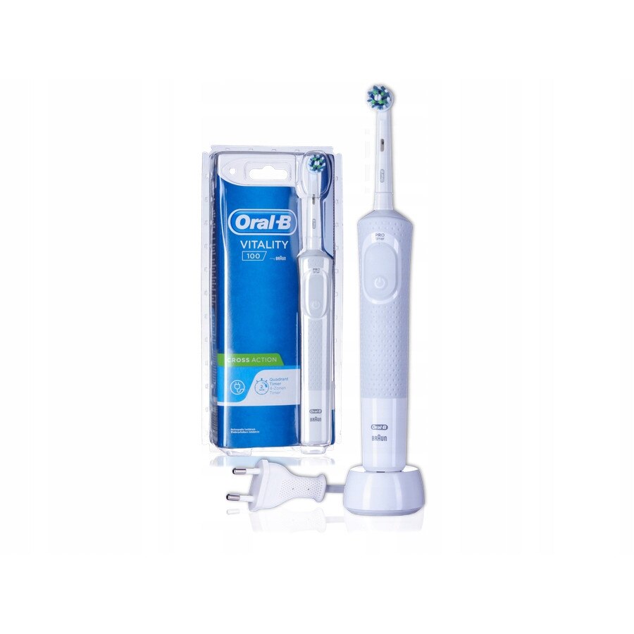 Periuta De Dinti Electrica, Oral-B Vitality 100, Alb - EMAG.ro