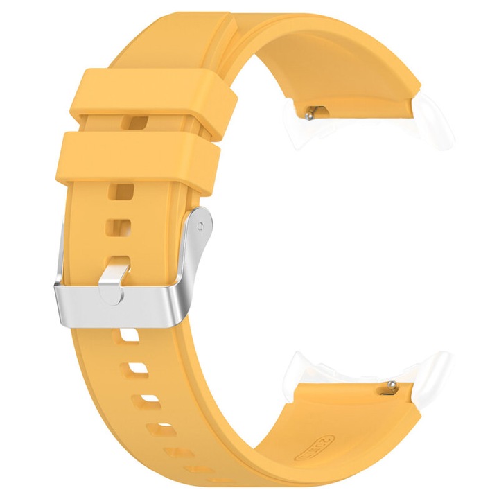 Szíj kompatibilis a következőkkel: Samsung Galaxy Watch 4, Huawei Watch GT, GT 2, GT 3 (42 mm), Galaxy Watch Active 1/2 (40-44 mm), sárga