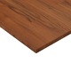 Квадратен плот за маса vidaXL, Тъмнокафяв, 80 x80x1,5 см, Дъб масив