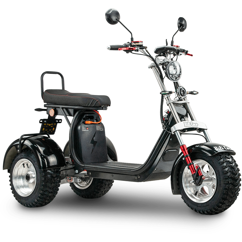 Scuter electric BILI COCO SPORT troitat negru 185x85x114cm 45km/h