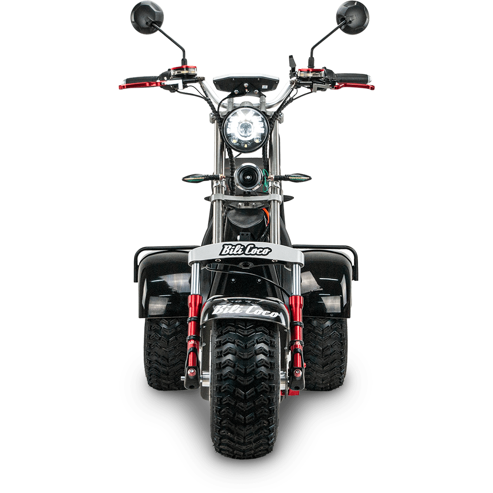 Scuter electric BILI COCO SPORT troitat negru 185x85x114cm 45km/h