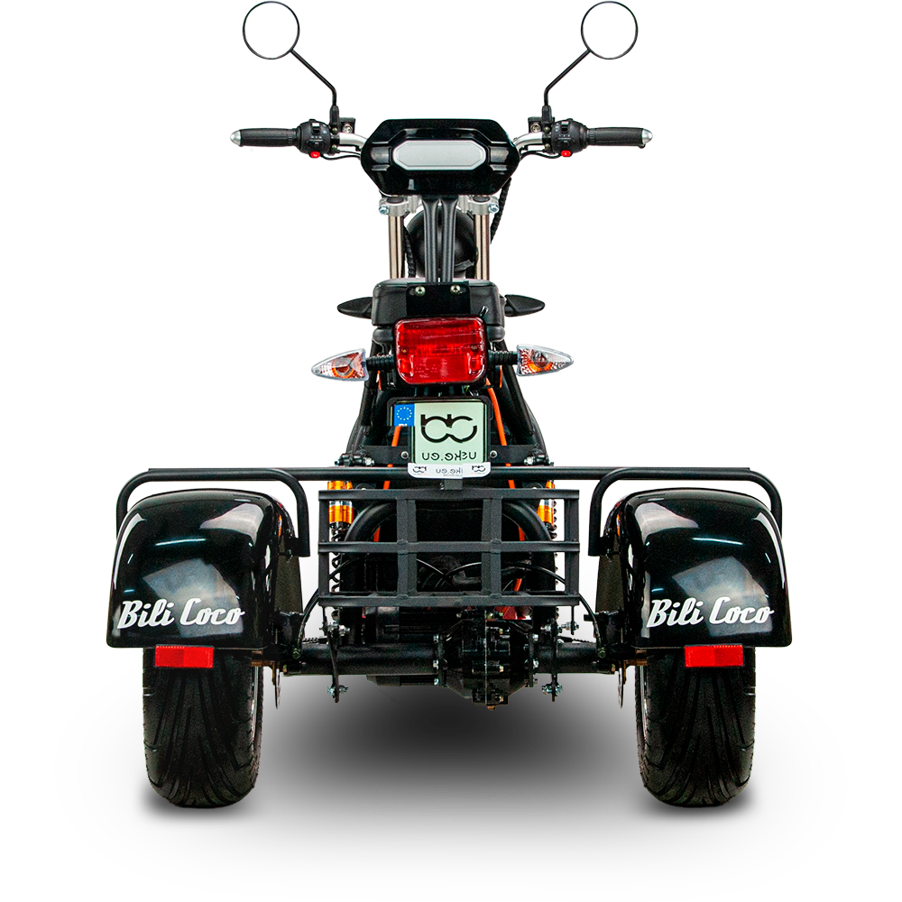 Scuter electric, BILI BIKE, 3 Roti, 2000W, 45km/h, Negru - eMAG.ro