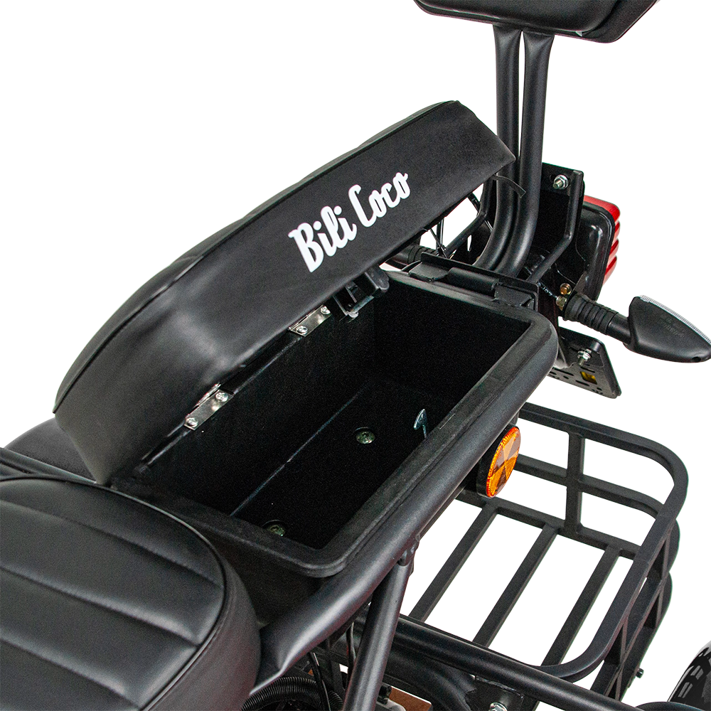 Scuter electric, BILI BIKE, 3 Roti, 2000W, 45km/h, Negru - eMAG.ro