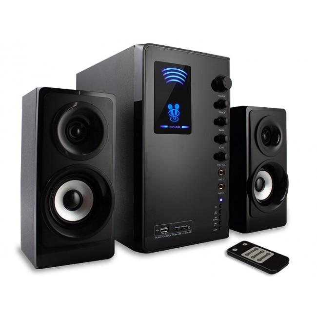 Difuzoare Trader, Bluetooth, Port USB, Mod karaoke, Negru