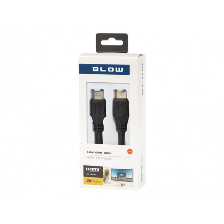 Cablu HDMI-HDMI Classic, Blow, 4K, 2 m, Negru