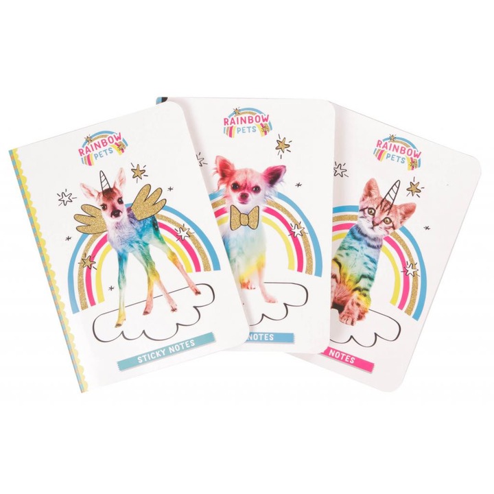 Totum 4079014 Rainbow pets - Лепящи листчета