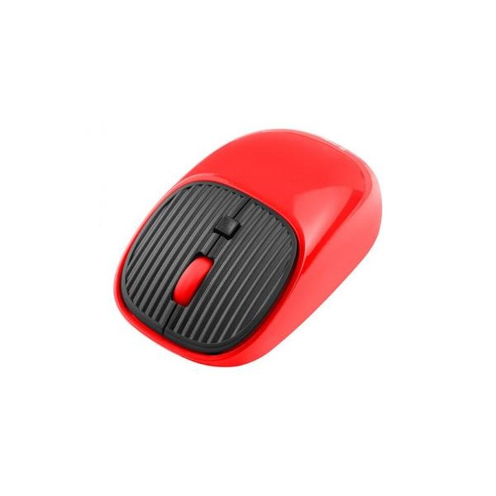 Мишка Tracer, безжична, 2,4 Ghz, оптичен сензор, червено/черно