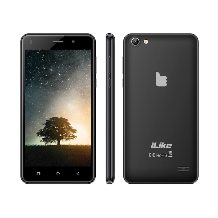 ILIKE X5 4G 1/8 GB DualSIM Kártyafüggetlen Okostelefon Fekete