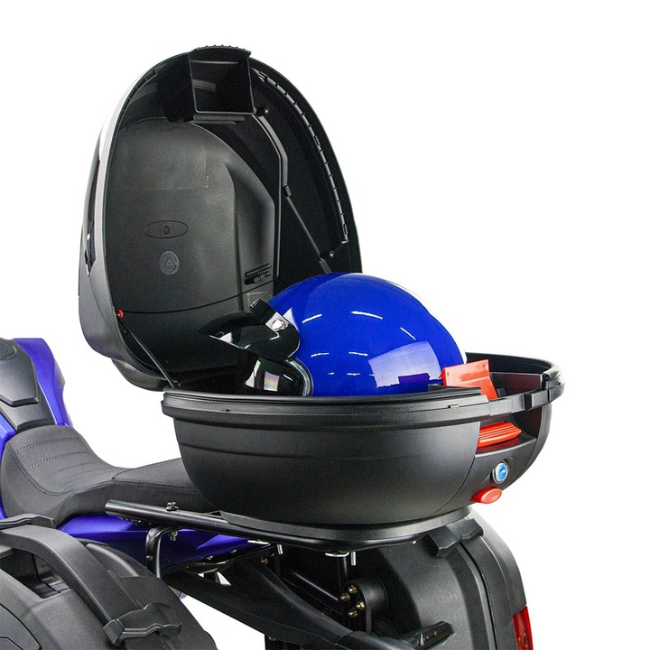 Motocicleta electrica BILI BIKE EXTREME 6 kW, 72V 120Ah Li-Ion, viteza max 100 km/h, autonomie pana la 220 km*, frane disc E-ABS, suspensie MONOSHOCK, full LED, LCD, USB, albastru
