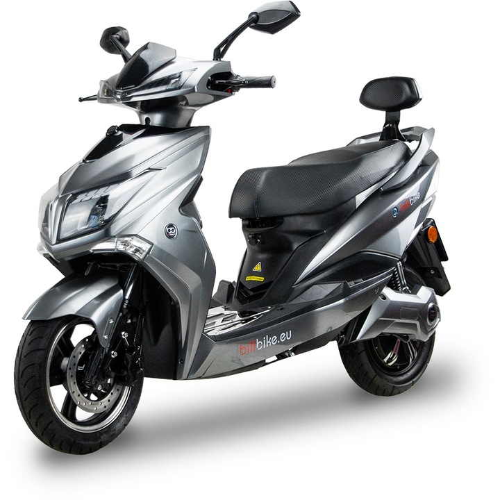 Motocicleta electrica BILI BIKE ANGER. 3000W. 80km/h. autonomie 135km. LED. gri. 190x73x110cm