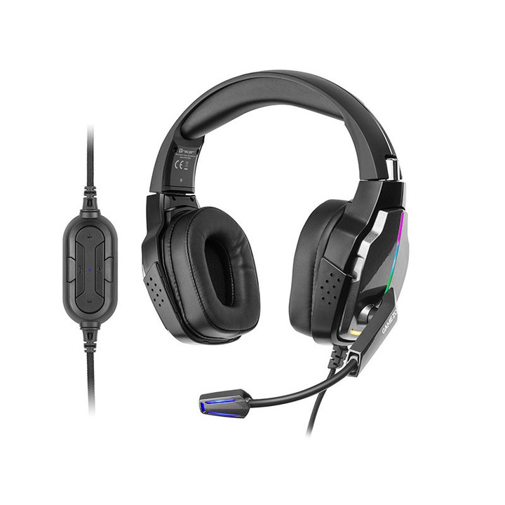 Fejhallgató TRACER GAMEZONE Hydra PRO RGB 7.1