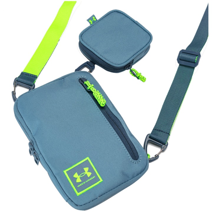 Borseta Under Loudon Crossbody SM, Albastru, Lime