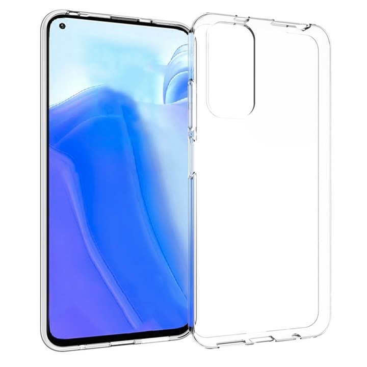 Husa de Silicon compatibila cu Xiaomi Redmi Note 11s, Crystal Clear, Slim Fit, Transparent